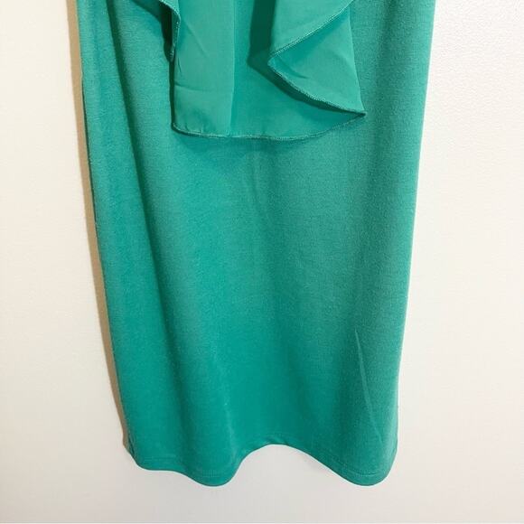 Soprano Women's Turquoise Sleeveless Scoop Neck Popover Mini Dress Size Large - Picture 3 of 11